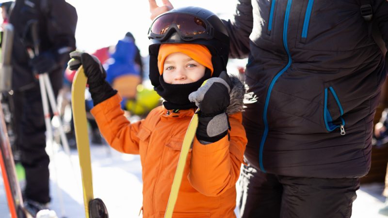 Siguranța copilului pe pârtia de schi